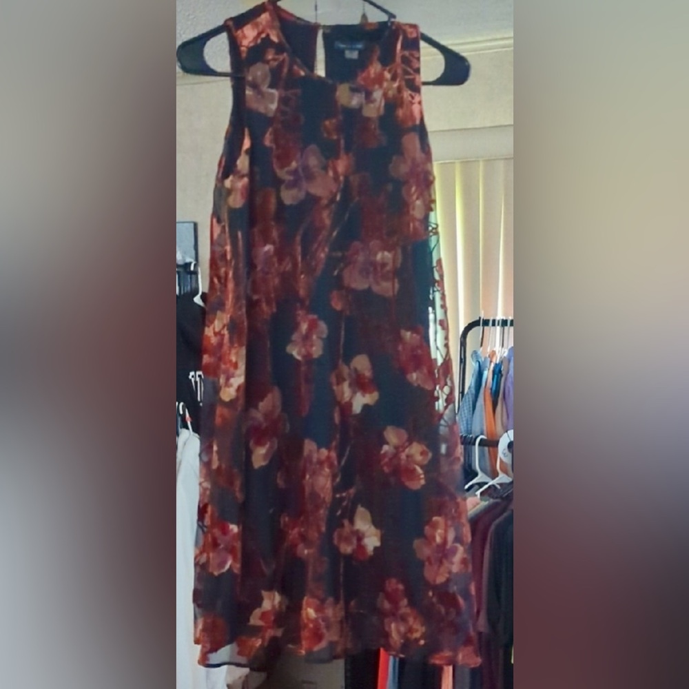 🌸 Tommy Hilfiger Women’s Floral Velvet Shift Dress | Size 2 🌸